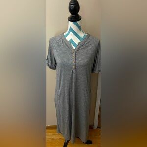 Large midi comfy playful dress!